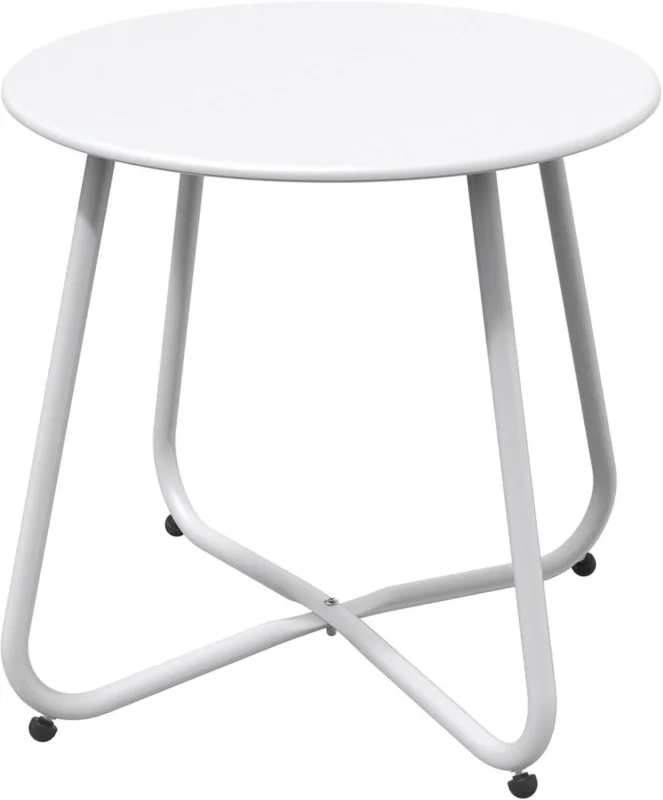 Runder Garten Beistelltisch Kaffeetisch Outdoor