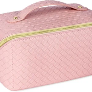 Reise Kosmetiktasche PU Leder Make-up Tasche Große Kapazität