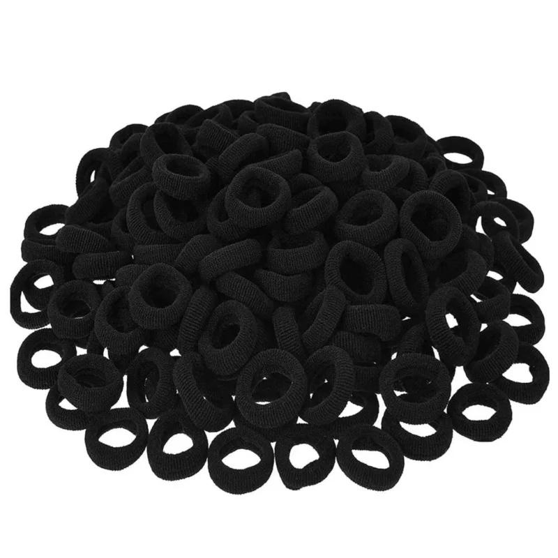 50er Set Haargummis Mädchen Multicolor Elastische Haarbänder 2,5cm*6mm