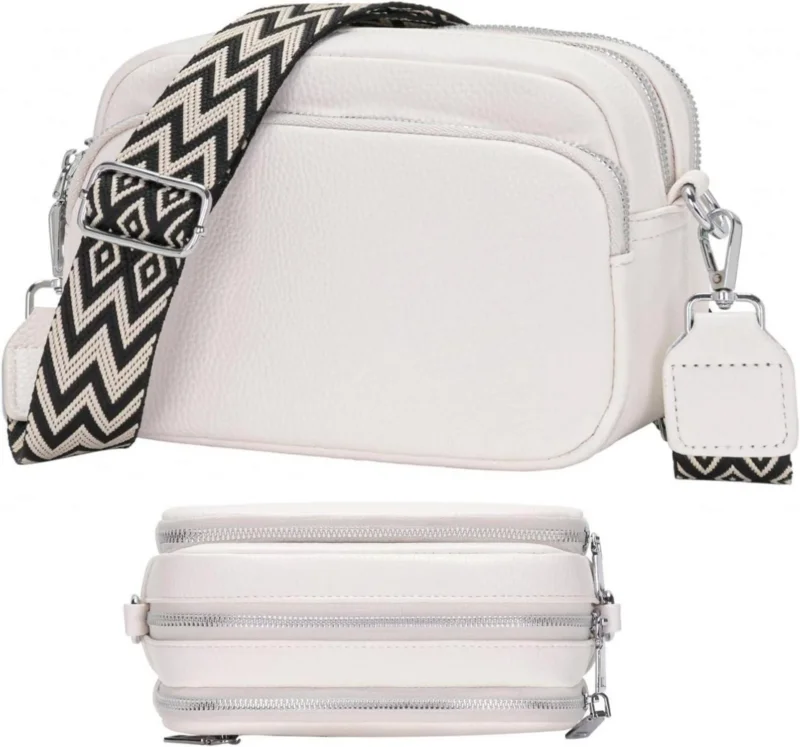 Kleine Umhängetasche Veganes Leder Crossbody