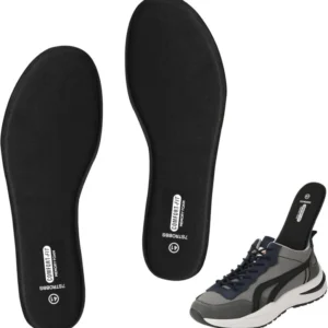Memory Foam Einlegesohlen Sport Freizeit Alltag Schwarz EU44