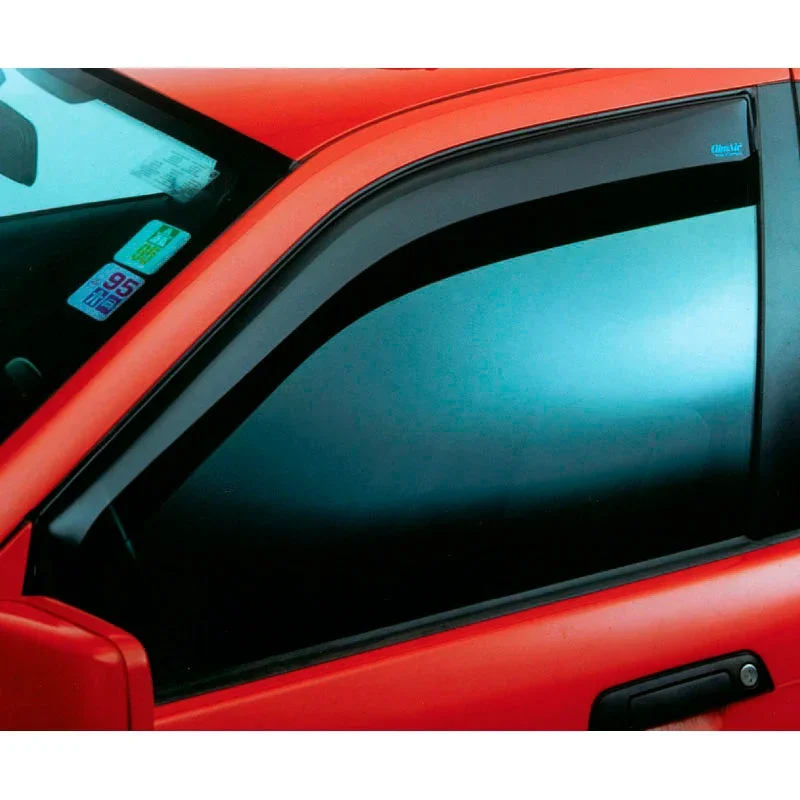 ClimAir, Windabweiser passend für Fiat 500e (332) 2020- inkl. 3+1/Cabrio, Plastik, Rauchgrau
