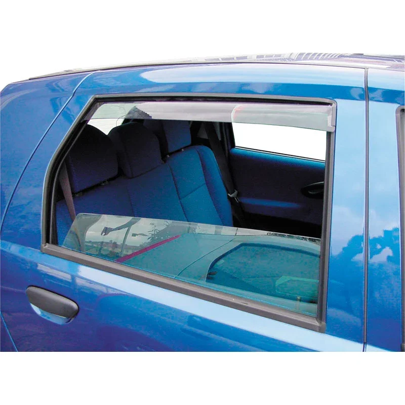 ClimAir, Windabweiser Master (Hinten) passend für Nissan Qashqai II 2014-2020, Plastik, Rauchgrau