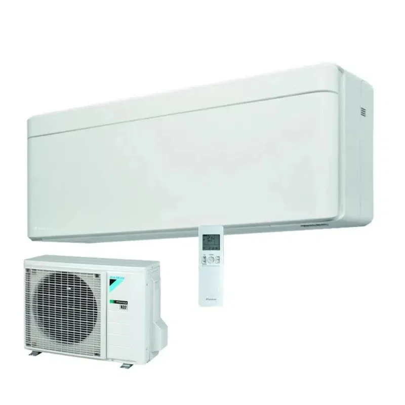 Daikin - Klimaanlage Set Wandgerät Stylish 4,2 kW - FTXA42 + Außengerät RXA42A R32 Klimaanlage Weiß/Schwarz/Silber