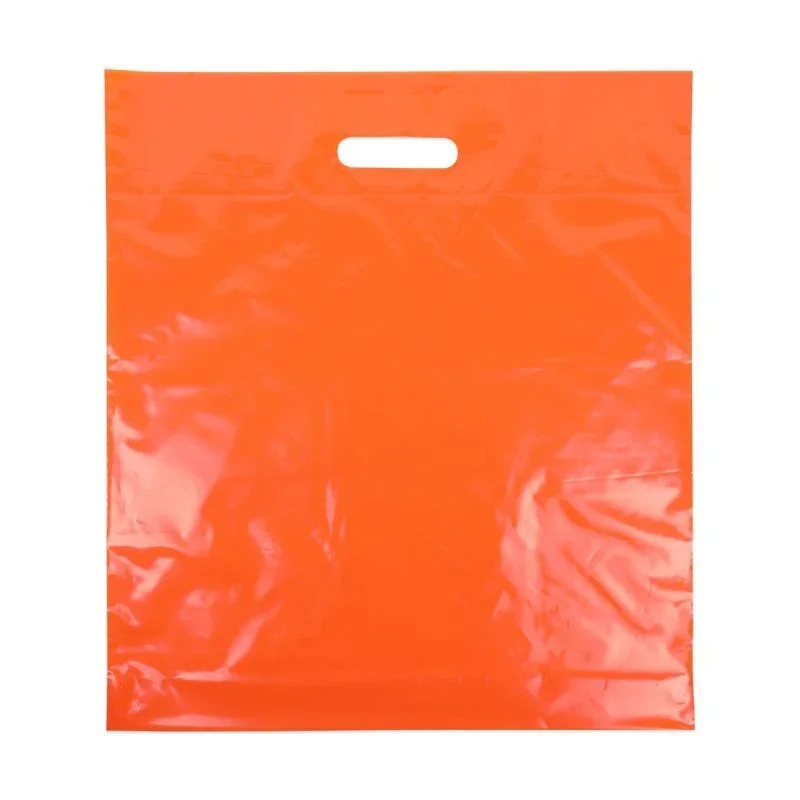 Budget-Kunststofftaschen 45x50+2x4 cm Orange (400 Stück) [FP-DQU205]