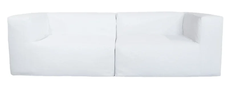 MXHOME Modulsofa - Abziehbar 3-Sitzer- Weiß - Outdoor-www.Stil-Ambiente.de-Canapé EX 3 places blanc Raphia (2 modules) CE-B4P
