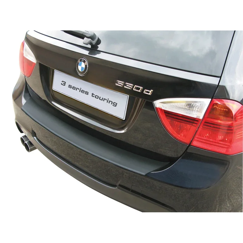 RGM, ABS Heckstoßstangenschutz passend für BMW 3er E91 Touring M-Stoßstange 2005-2012 Schwarz, Mattschwarz