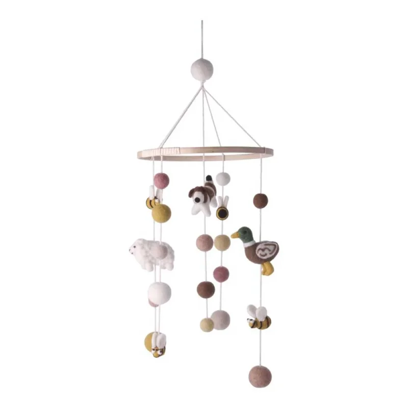 Gry & Sif - Baby Mobile Farmtiere