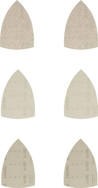 Produktbild Lieferumfang von EXPERT M480 Schleifnetz Set, 100x150mm, K80-180, 10-tlg.