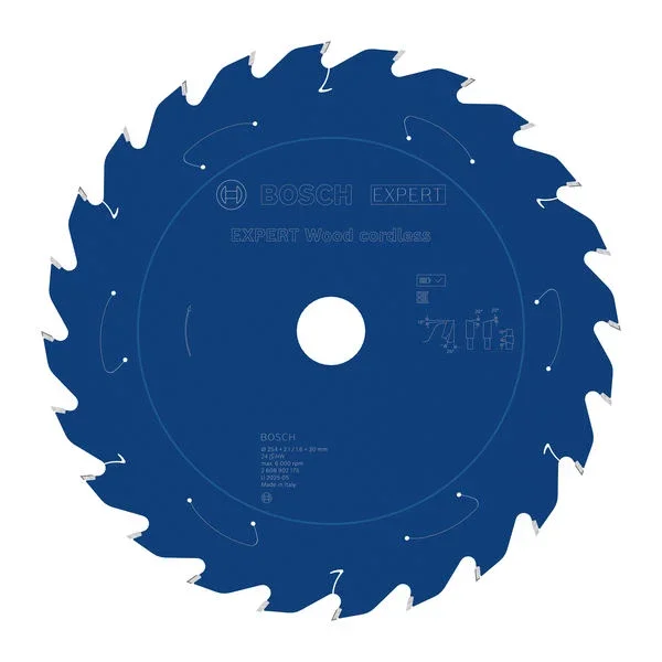 Produktbild von EXPERT Wood Kreissägeblatt, 254x2,1x30 mm, Z24, Zahnwinkel 25°
