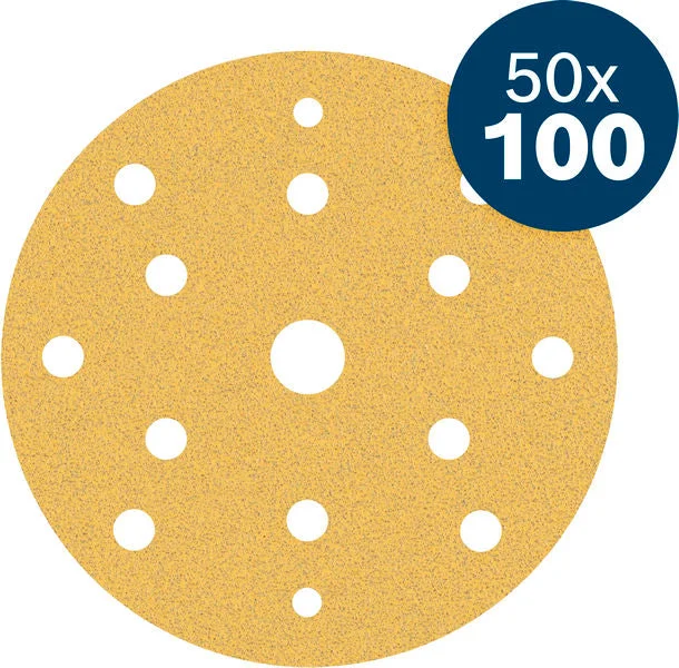 Produktbild Lieferumfang von EXPERT C470 Schleifpapier, 150 mm, K100, 50 Stk