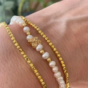 Armband Vega Set/3 - Echte Süßwasserperlen