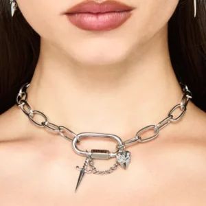 Hurnix Dagger Heart Edelstahl Halskette