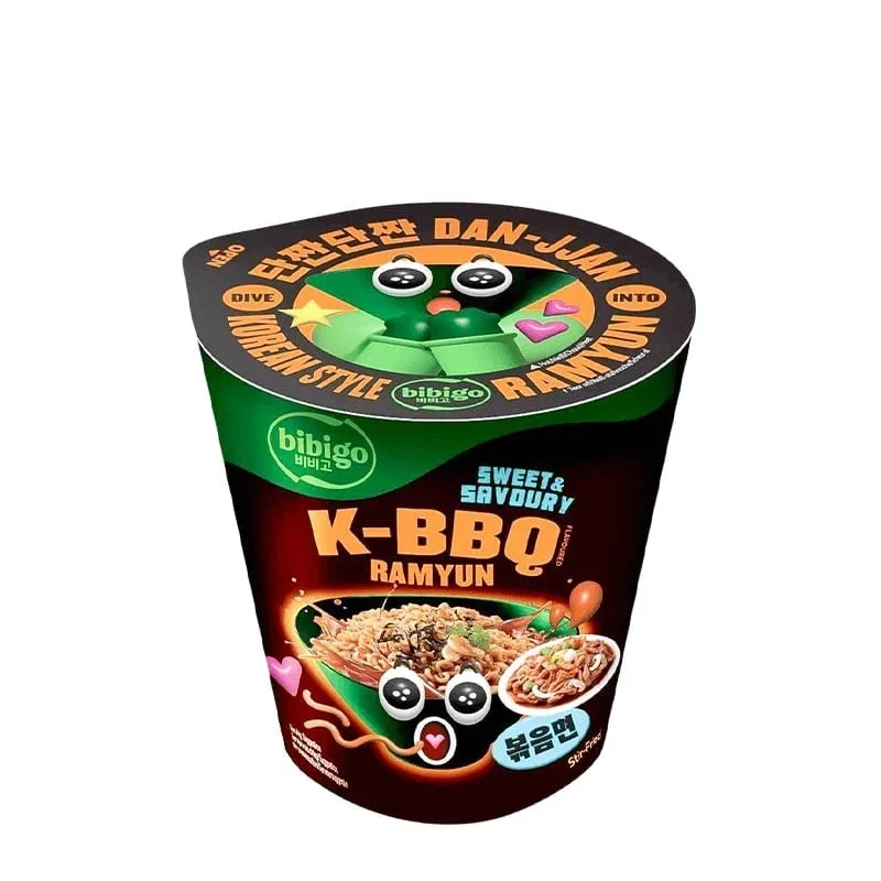 K-BBQ Ramyun Nudelkopp Bibigo 98g