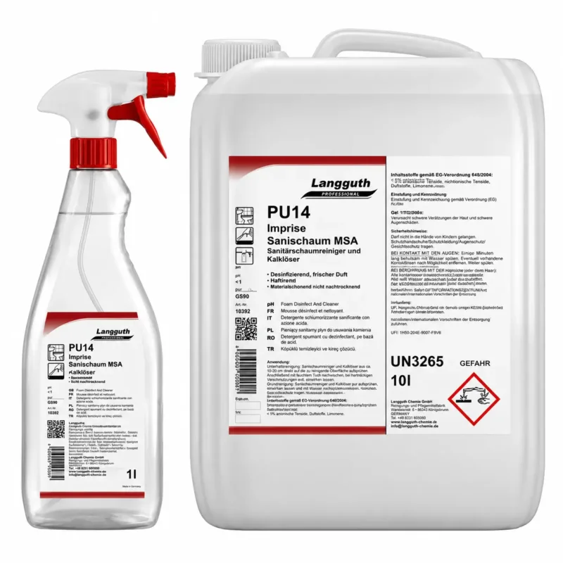 LANGGUTH PU14 Sanitärschaumreiniger & Kalklöser 750ml