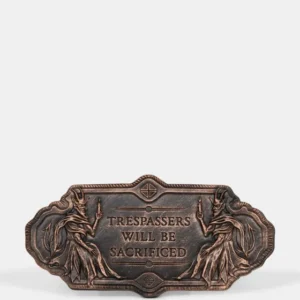 Trespassers Indoor/Outdoor Wall Plaque