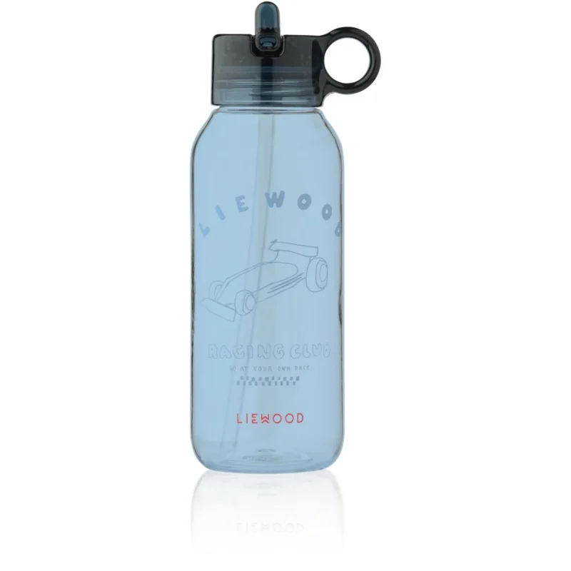 Wasserflasche "Yang - Race Cars" - 500 ml (Classic Navy)