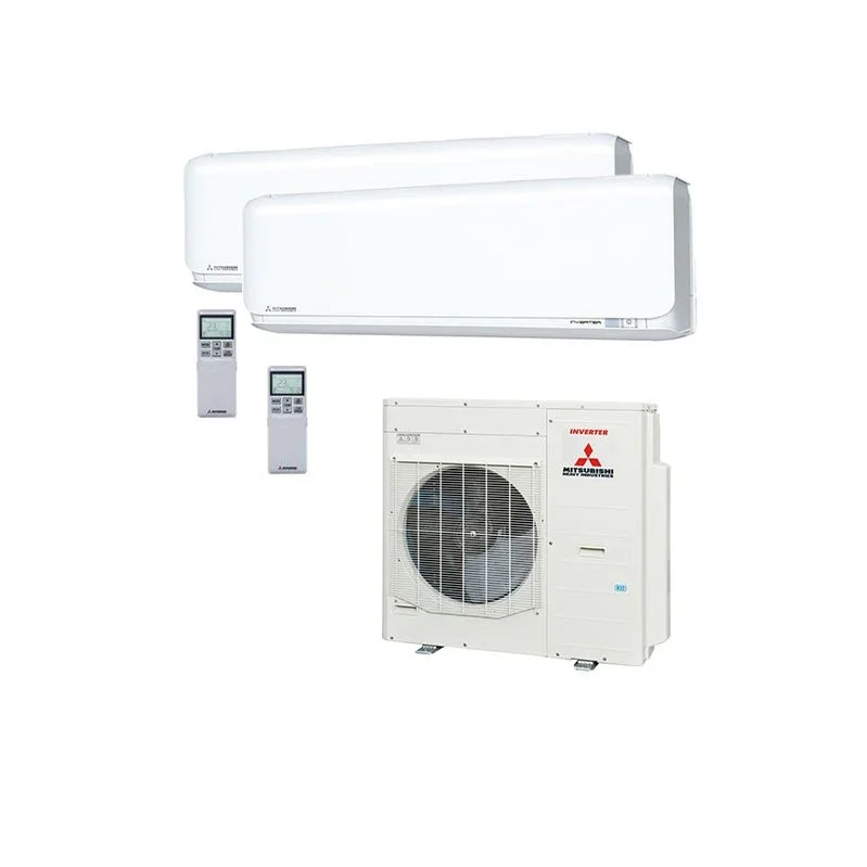 Mitsubishi Heavy - SRK-ZSX Multisplit Heizsystem für 2 Räume
