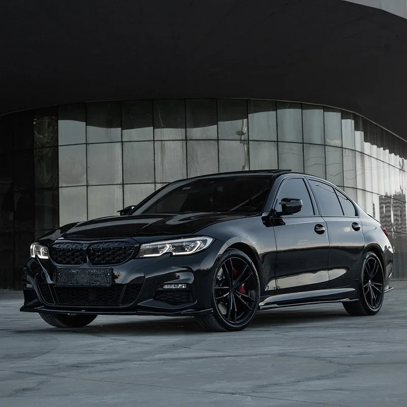 OneWay, Komplettes Bodykit, Glanzschwarz, passt für BMW 3-Series G20 Sedan M-Pack & M340i (2018-2022)