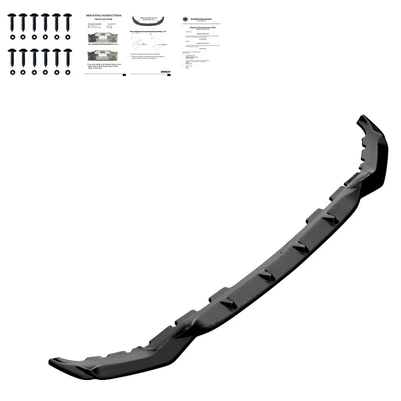 OneWay, Frontspoiler, glänzend Schwarz, Passend für BMW X7 M G07 M-Pack (2018-2022)
