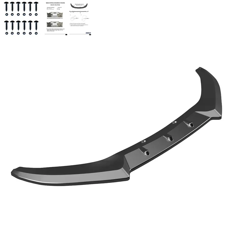 OneWay, Frontspoiler, glänzend schwarz, Passend für Ford Puma ST/ST-Line (2019-2024)