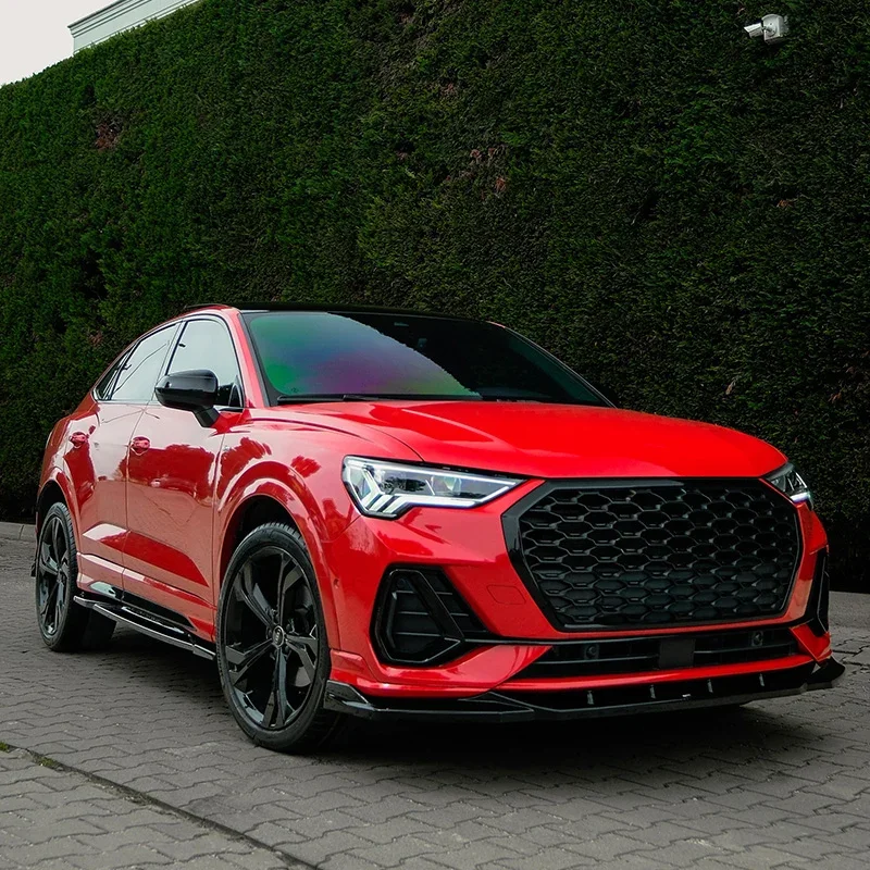 OneWay, Frontspoiler, Hochglanzschwarz, passt zu Audi Q3 (F3B) S-Line & Q3 Sportback (F3N) S-Line (2019-2025) excl. RSQ3