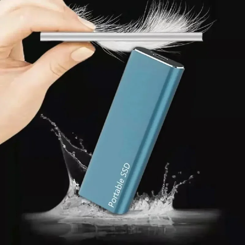 Karnz | Portable externe SSD mit Aluminium – Schnelle Transfers, leichtes Design, USB-C