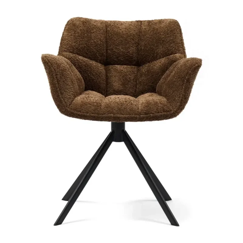 Riviera Maison Carnaby Drehbarer Esszimmerstuhl Umber Brown-8720794251281-www.Stil-Ambiente.de-31714003