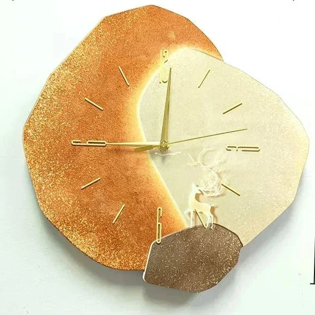 Sandsberg | Moderne Wanduhr | Leises Quarz-Uhrwerk