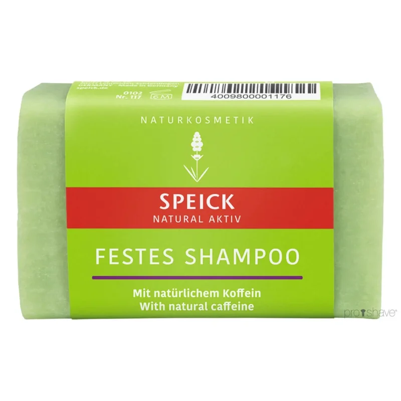 Natürliches Aktiv Shampoo Bar, Koffein, 60 gr.