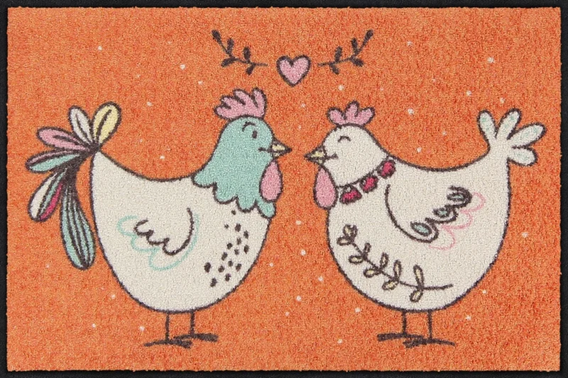 Fußmatte 50x75 Charming Chicken