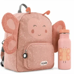 Schulset - Rucksack & Trinkflasche - Mrs. Butterfly