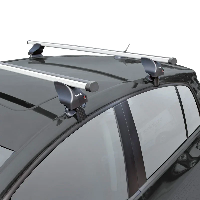 Twinny Load, Dachträgersatz Aluminium A46 passend für Lexus/Nissan/Skoda/Seat/Toyota/Volkwagen Divers (für Fahrzeuge ohne Dachreling)
