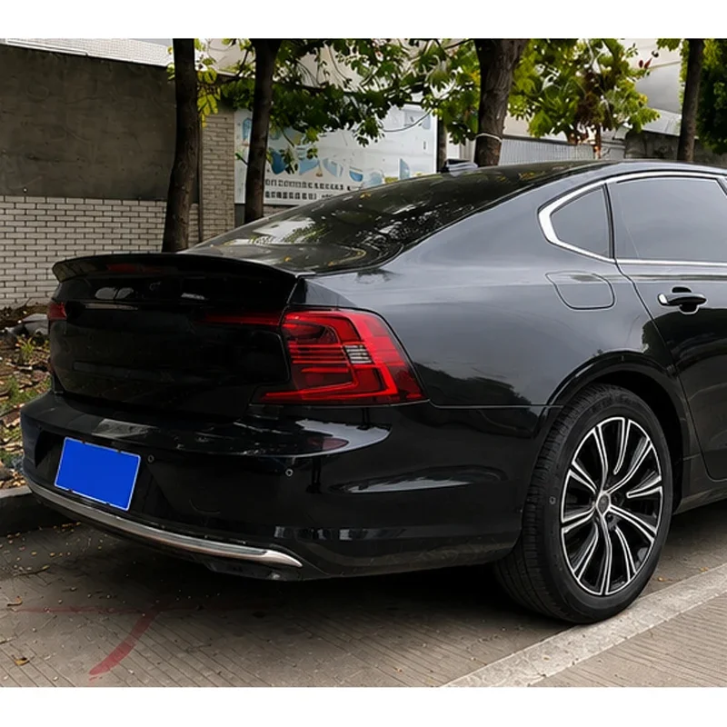 AutoStyle, Bagspoiler, ABS Blank Sort, passer til Volvo S90 II Facelift (2020-)