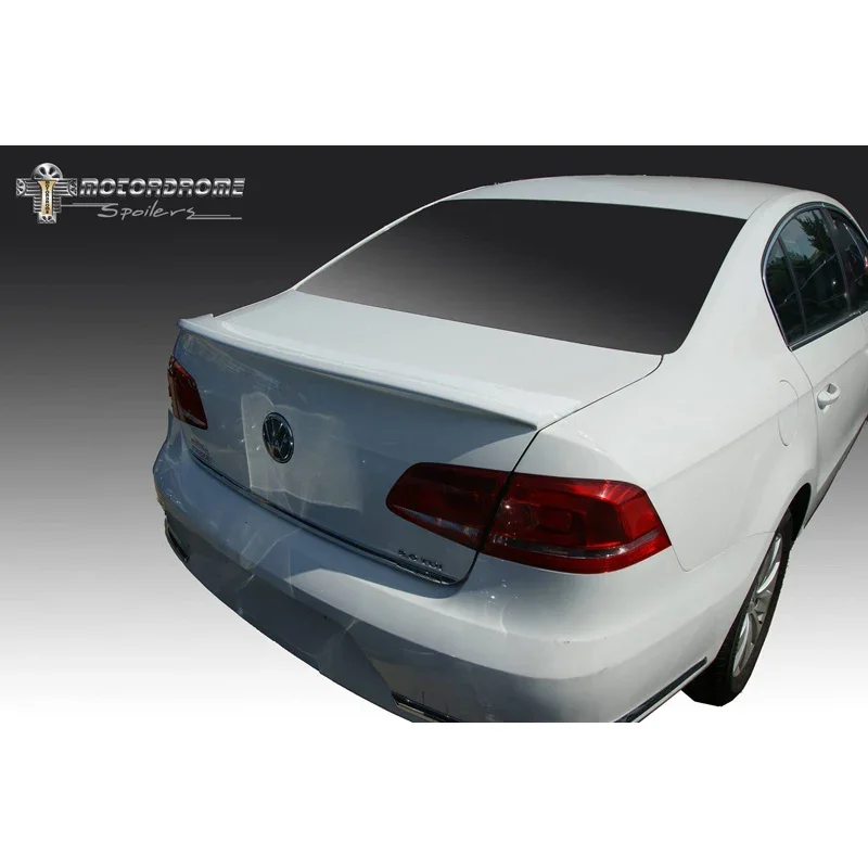 Motordrome, Heckspoiler passend für Volkswagen Passat 3C Limousine Facelift 2011-2014 (PU), PU-Rim, Unlackiert