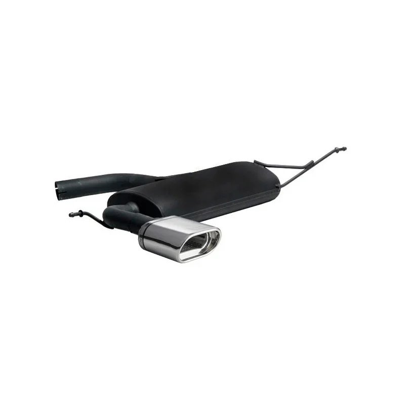 Ulter Sport, Sportauspuff passend für Seat Leon II FR 2.0 TFSI 147kW 2005-2012 145x75mm, Stahl, Schwarz