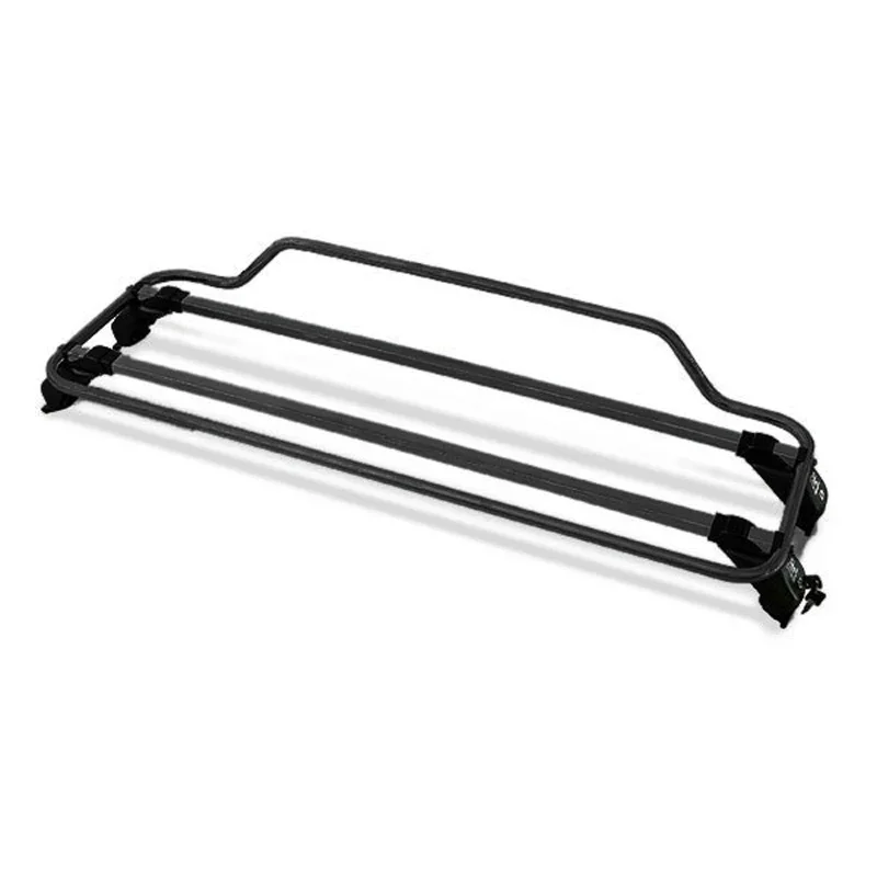 WEYER, Cabrio Gepäckträger Modell Summer 124x42cm Schwarz pulverbeschichtet, Aluminium