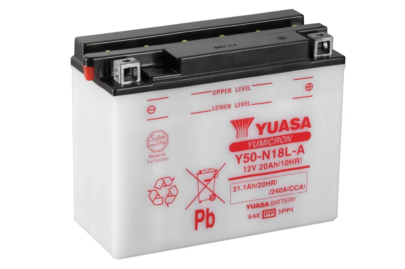 KAWASAKI VN 15 SE [1988-1995] - Motorradbatterie Y50-N18L-A 12V 20Ah 240CCA