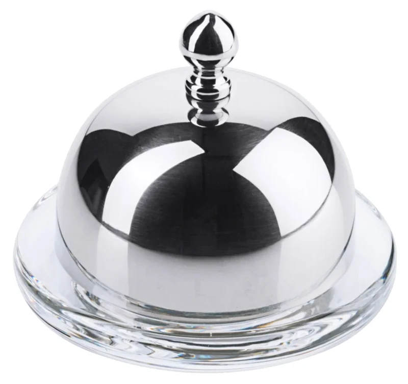 Butterschale mit Cloche 8 cm