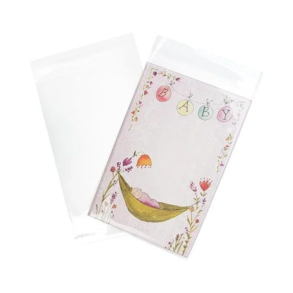 Plastic Bags 15.1x23.5cm Transparent Peel and Seal