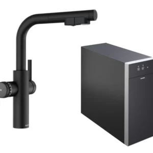 Blanco Set Trinkwasserarmatur Choice Icona-L Schwarz Matt + Choice.All