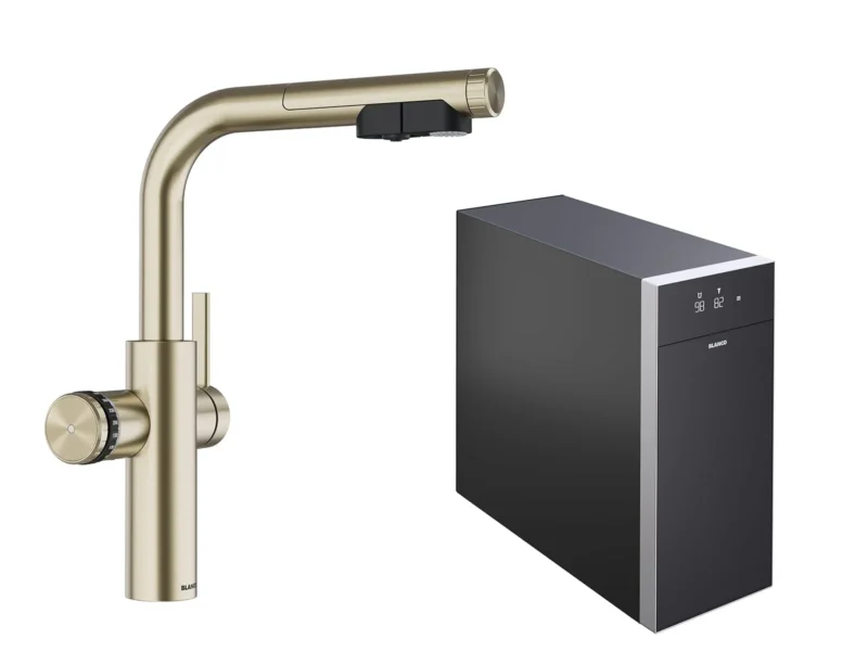 Blanco Set Trinkwasserarmatur Choice Icona-L Satin Gold + Choice.All