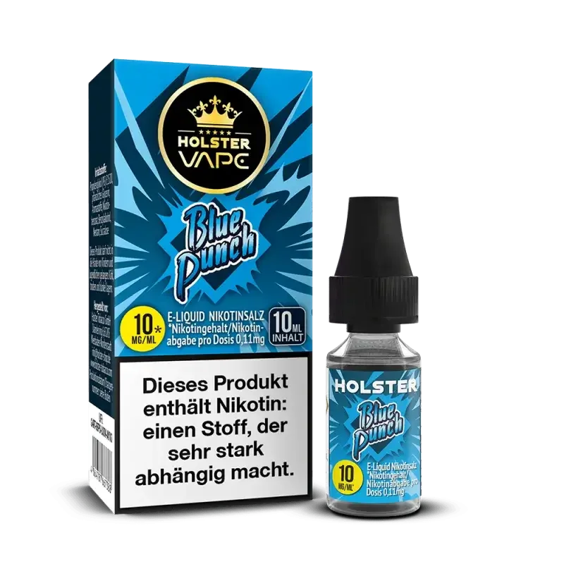 Holster Nikotinsalz - Blue Punch - Liquid 10ml