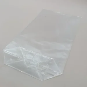 Cross Bottom Bags Clear 160x64x270mm