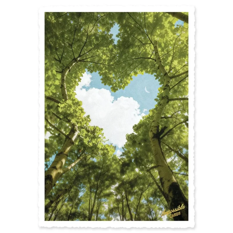 CHI-IC274 - chic.mic - Impossible Card Postkarte - tree heart