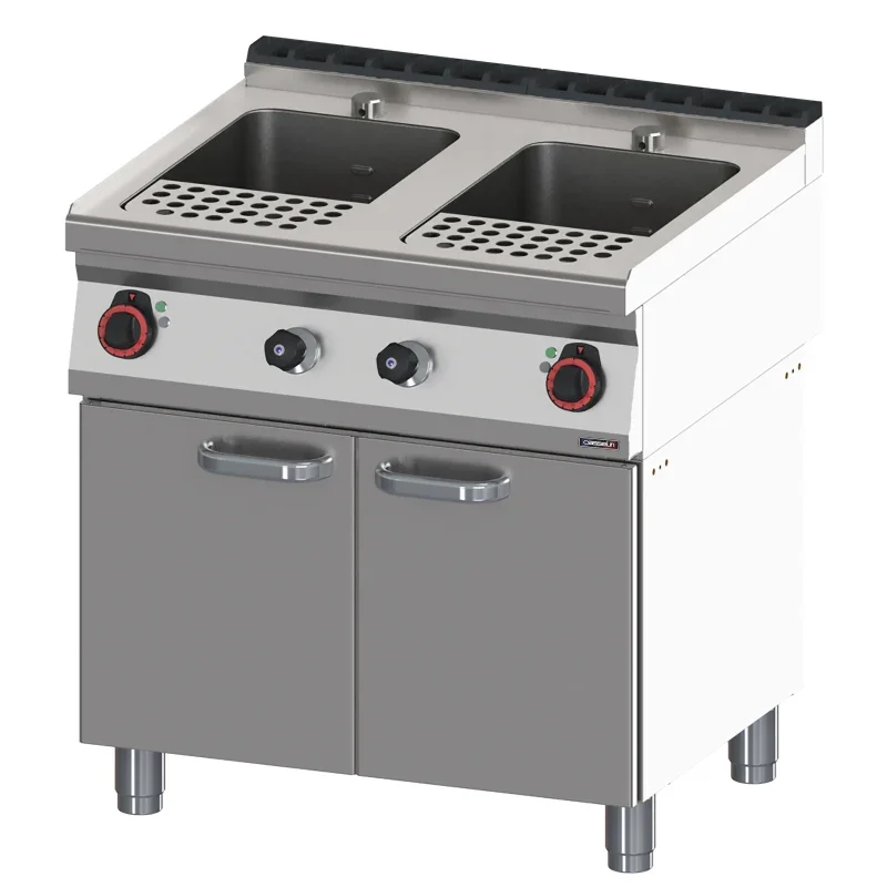 Casselin Nudelkocher mit Unterbau 2x23 L 80 - Linie 700