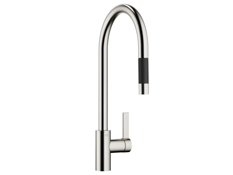 Dornbracht Tara Ultra Pull-Down Platin Gebürstet 33 870 875-06 Hochdruckarmatur