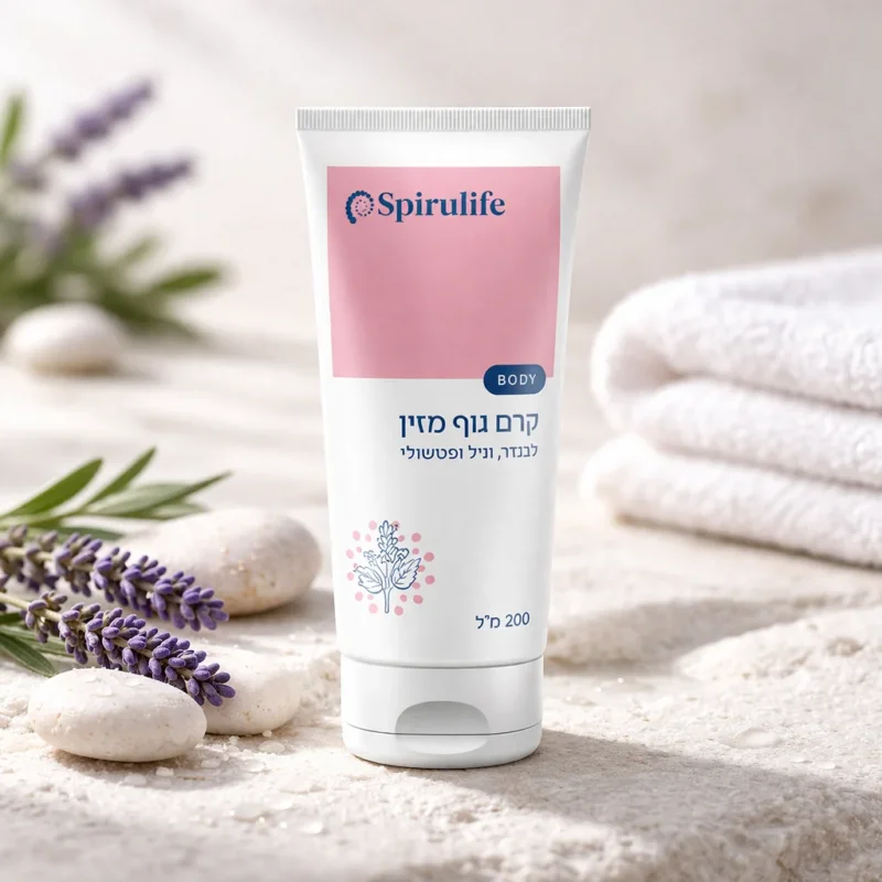 Spirulife Nährende Körpercreme | Lavendel, Vanille & Patchouli
