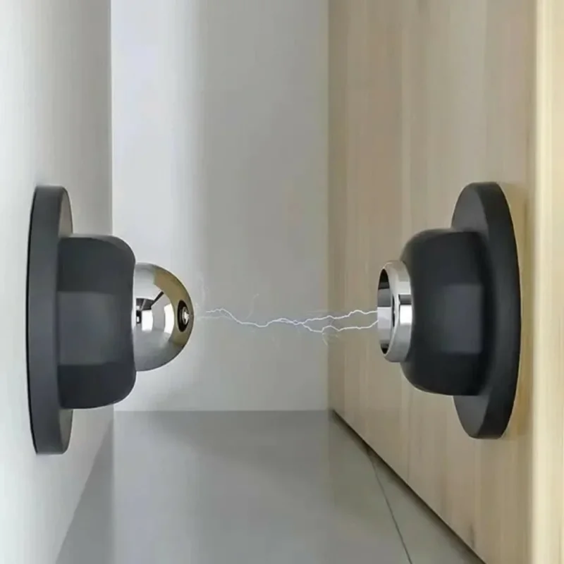 Magnetischer Türstopper aus Edelstahl für Wandmontage