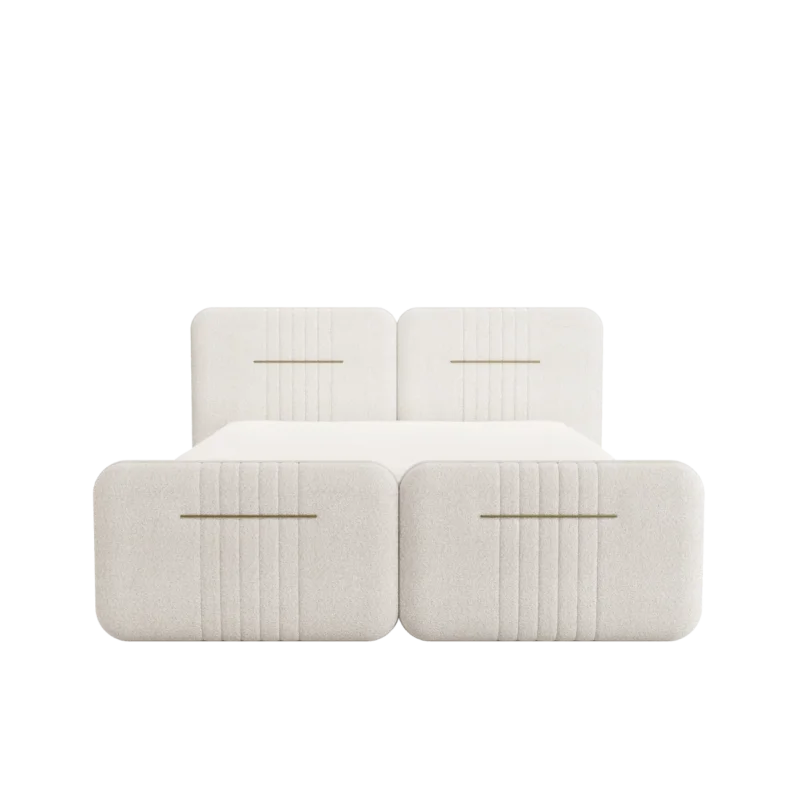 Casa Magna LOREN III Bett 200 – 233 × 232 × 106 cm – Ansicht 1